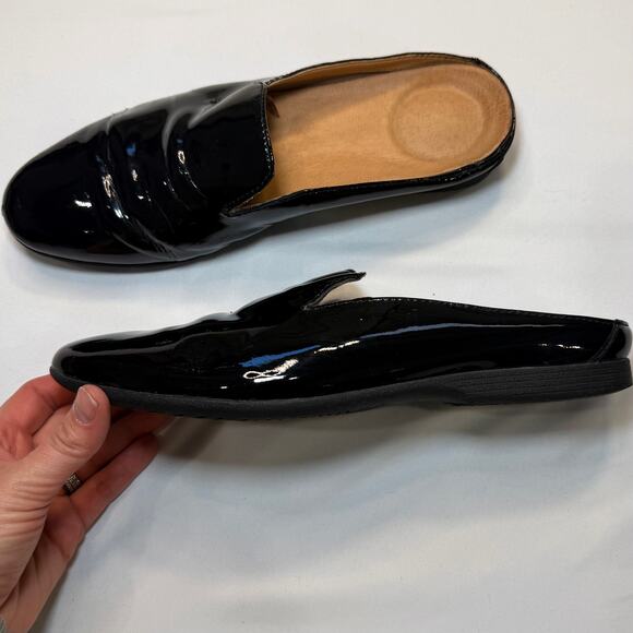 Dansko Lexie Mule Black Patent Leather Slip On Clog Womens 40 Comfort Shoe - Picture 12 of 12